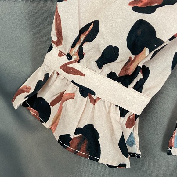 Eloquii Frankie Button Down Blouse In Panthera Animal Print Size 18 - Picture 8 of 12